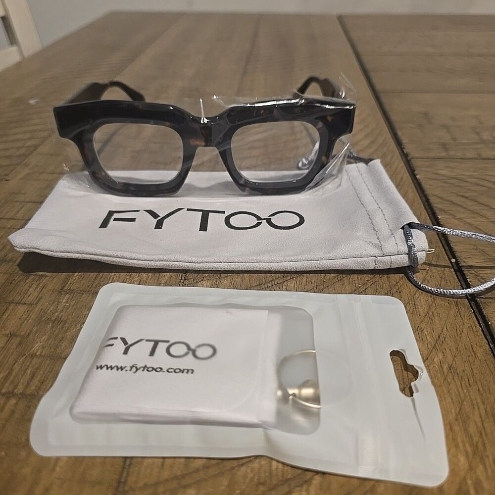 Patsy Chunky Recrangular Eyeglasses Tortoise Acetate Premium Resin **FRAMES ONLY